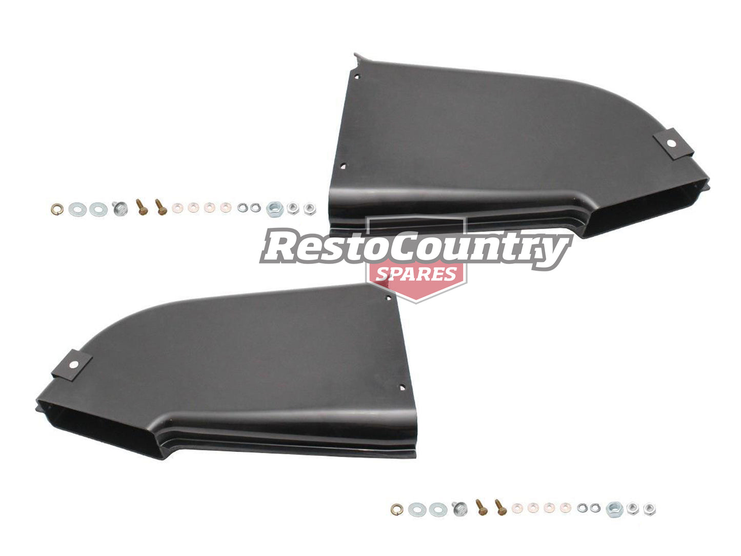 Holden Torana Brake Duct + Fitting Kit PAIR LEft + Right LX A9X Front vent stop - kH1330-a