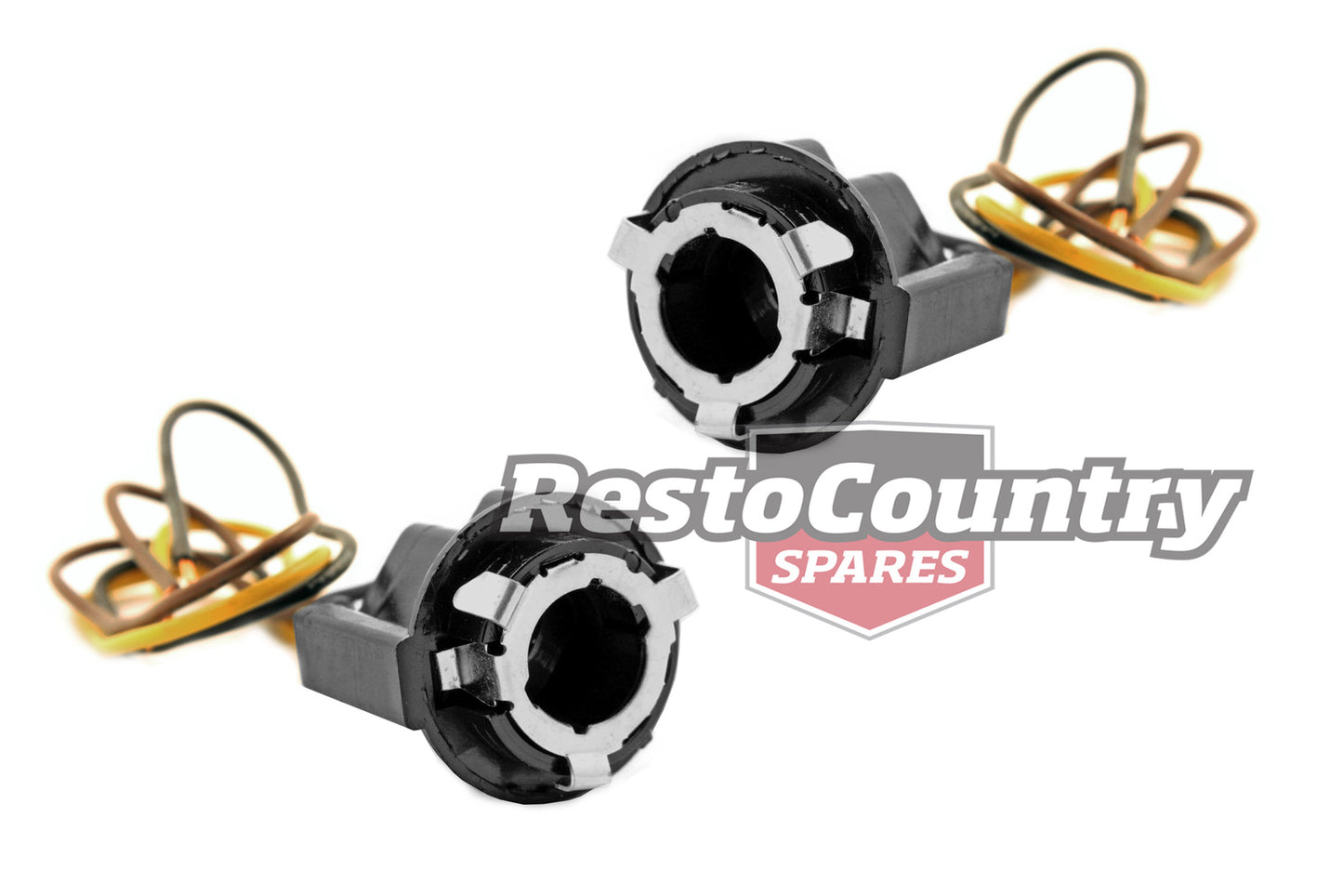 Holden Commodore Taillight Globe Socket Holder PAIR VK VL VN VP VR VQ VS plug - kH1342x2