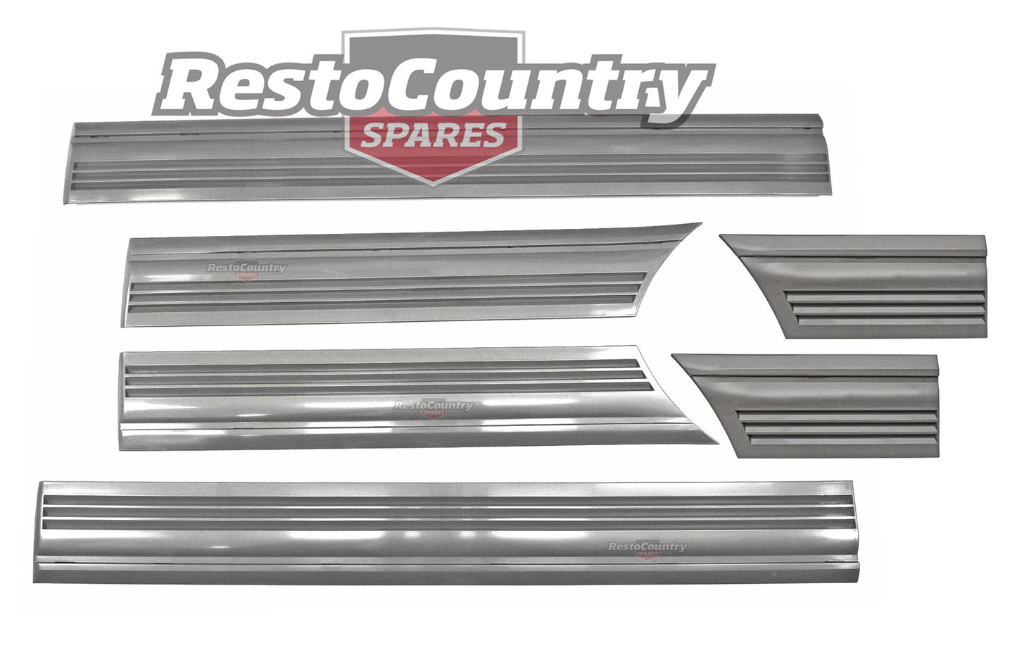 Holden Commodore NEW Side Door + Guard Mould Kit x6 VL Sedan GM SL Executive - kH1388-z