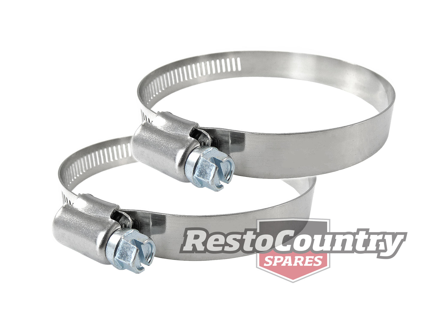 Stainless Steel Worm Band Hose Clamp x2 103 - 127mm TOP QUALITY radiator rubber - kHC103127x2