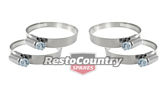 Stainless Steel Worm Band Hose Clamp x4 103 - 127mm TOP QUALITY radiator rubber - kHC103127x4