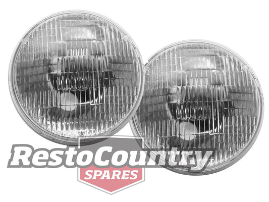 Holden 7" SEALED Headlight PAIR Hi/Low WITH Parker FX FJ FE FC FB EJ EK HK HT HG HQ-HZ LC-UC - kHLA1008Ax2-a