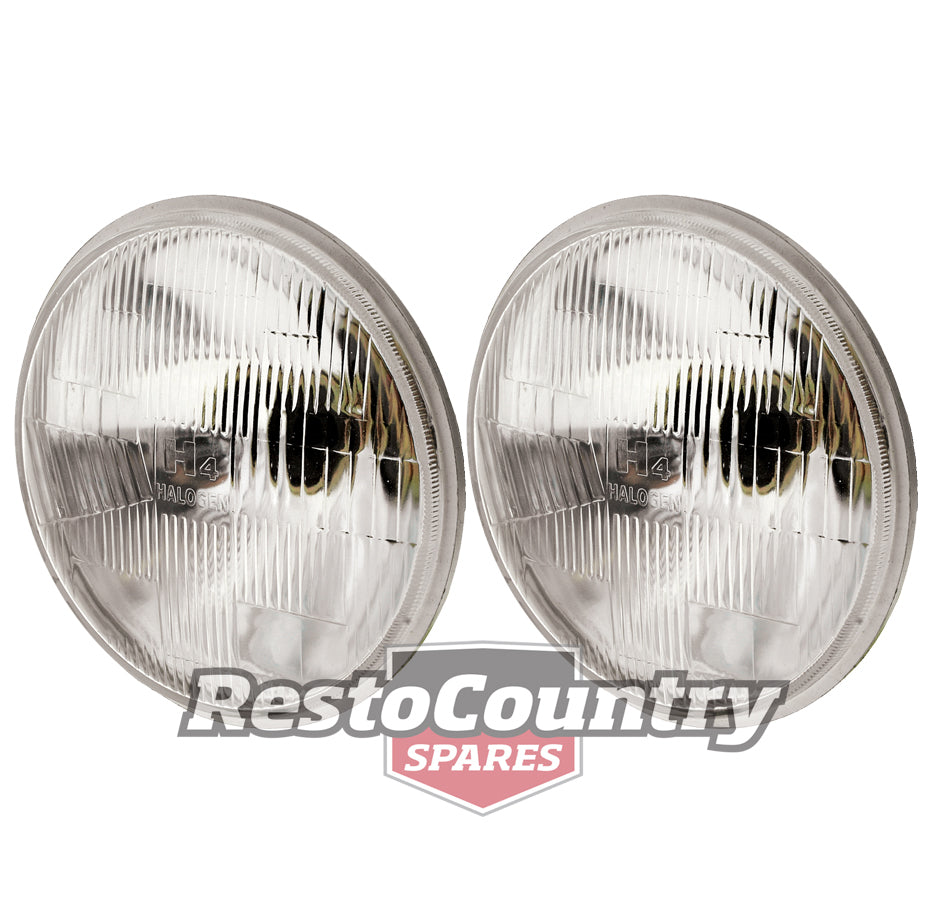 Ford H4 7" Headlight Pair XK XL XM XP XR XT XW XY XA XB XC Semi Sealed Hi Low NO Parker - kISB7004x2-c