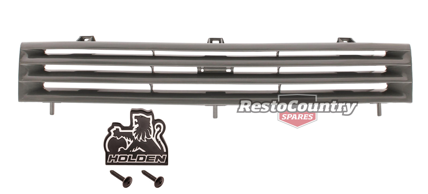 Holden Commodore Upper Front Grille Assembly Grey + Lion Badge Kit VN grill - kIVN3500N-a