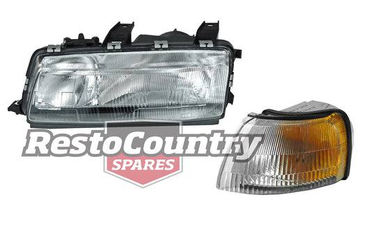 Holden Commodore Headlight + Indicator Kit LEFT VN VG VQ NEW turn lamp head - kIVN4500-b