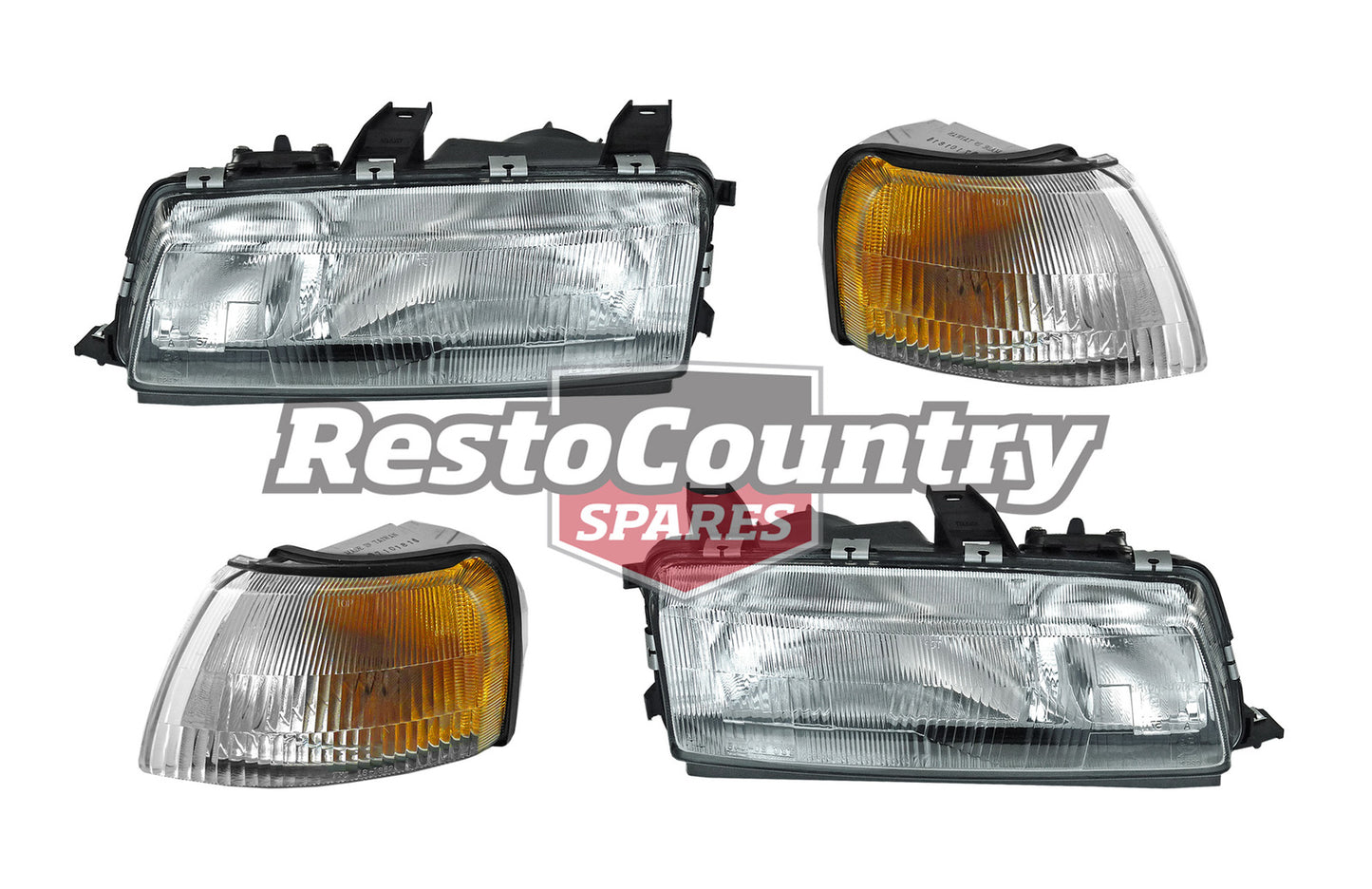 Holden Commodore Headlight + Indicator SET Left + Right VN VG VQ NEW head lamp - kIVN4500-d