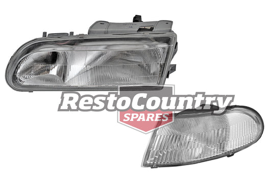 Holden Commodore Headlight + Indicator Kit LEFT VR VS NEW lamp turn head light - kIVR4500-b