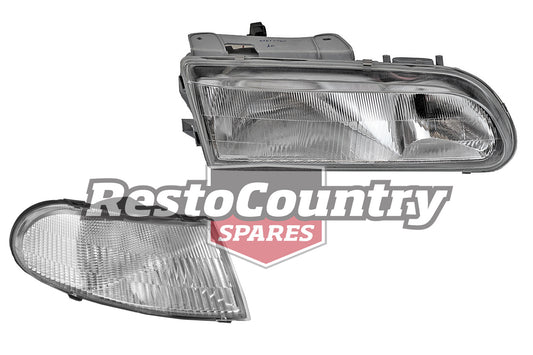 Holden Commodore Headlight + Indicator Kit RIGHT VR VS NEW lamp turn head light - kIVR4500-c