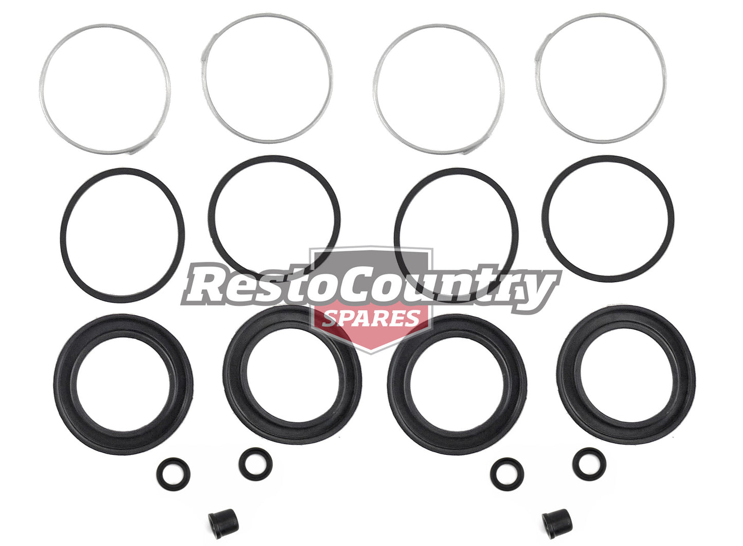 Holden FRONT Disc Brake Caliper Minor Seal Kit PAIR HK HT HG rubber piston - kK606Sx2