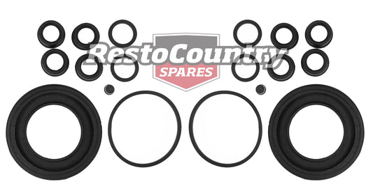 Holden FRONT Disc Brake Caliper Rubber Seal Kit x2 PBR ALLOY HQ HJ HX HZ - kK881S-a