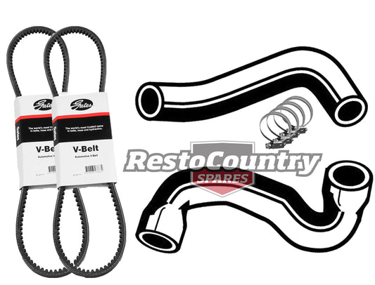 Ford Service Kit Fan + P/S Belt + Radiator Hose + Clamp Kit 6Cyl XY 200 3.3  -kKHB51-a - kKHB51-a