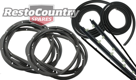 Holden Torana Door Seal Weather Belt Strip Bailey REAR Kit LC LJ SEDAN rubber - kLC-J-Rear