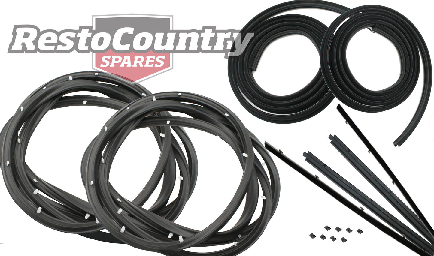 Holden Torana Door Seal Weather Belt Strip Bailey COUPE FRONT Kit LC LJ rubber - kLC-J_Cpe
