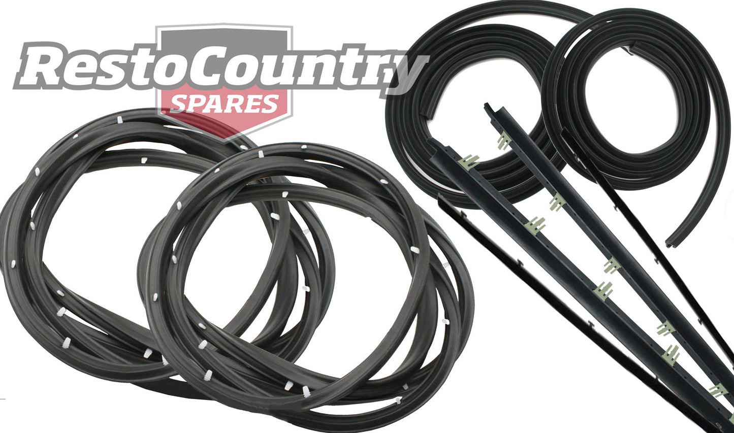 Holden Torana Door Seal Weather Belt Strip Bailey REAR Kit LC LJ SEDAN rubber - kLC-J-Rear