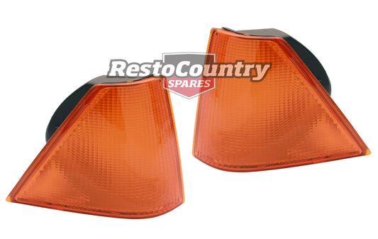 Ford Front Indicator Lens Pair XD LEFT + RIGHT blinker turn signal flasher - kLFT2001A_2A