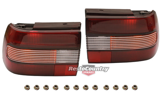 Holden Commodore Calais Taillights LEFT + RIGHT with Fitting Kit VN - kLRS1064-a