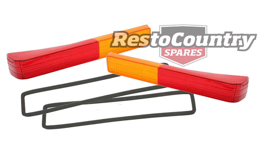 Holden Torana Taillight Lens + Gasket Pair LEFT + RIGHT LC -S- Indicator Brake - kLRS1079A-80A