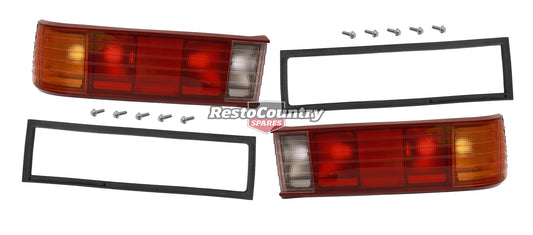 Holden VH Commodore Taillights x2 LEFT + RIGHT SL SL/X Sedan brake stop lamp - kLRS1084-a
