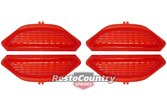 Ford Brake Taillight Lens SET x2 XT LEFT + RIGHT stop tail light lamp - kLRS2005x4