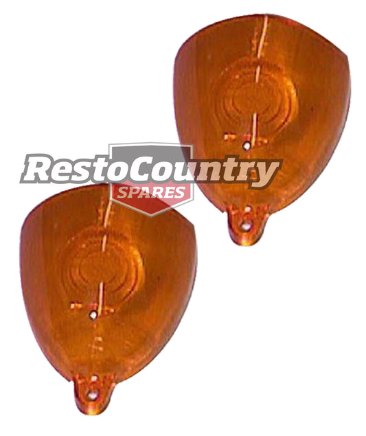 Holden Indicator Lens PAIR FE FC ALL. FB EK Ute Panel Van turn signal light - kLRT1002-a