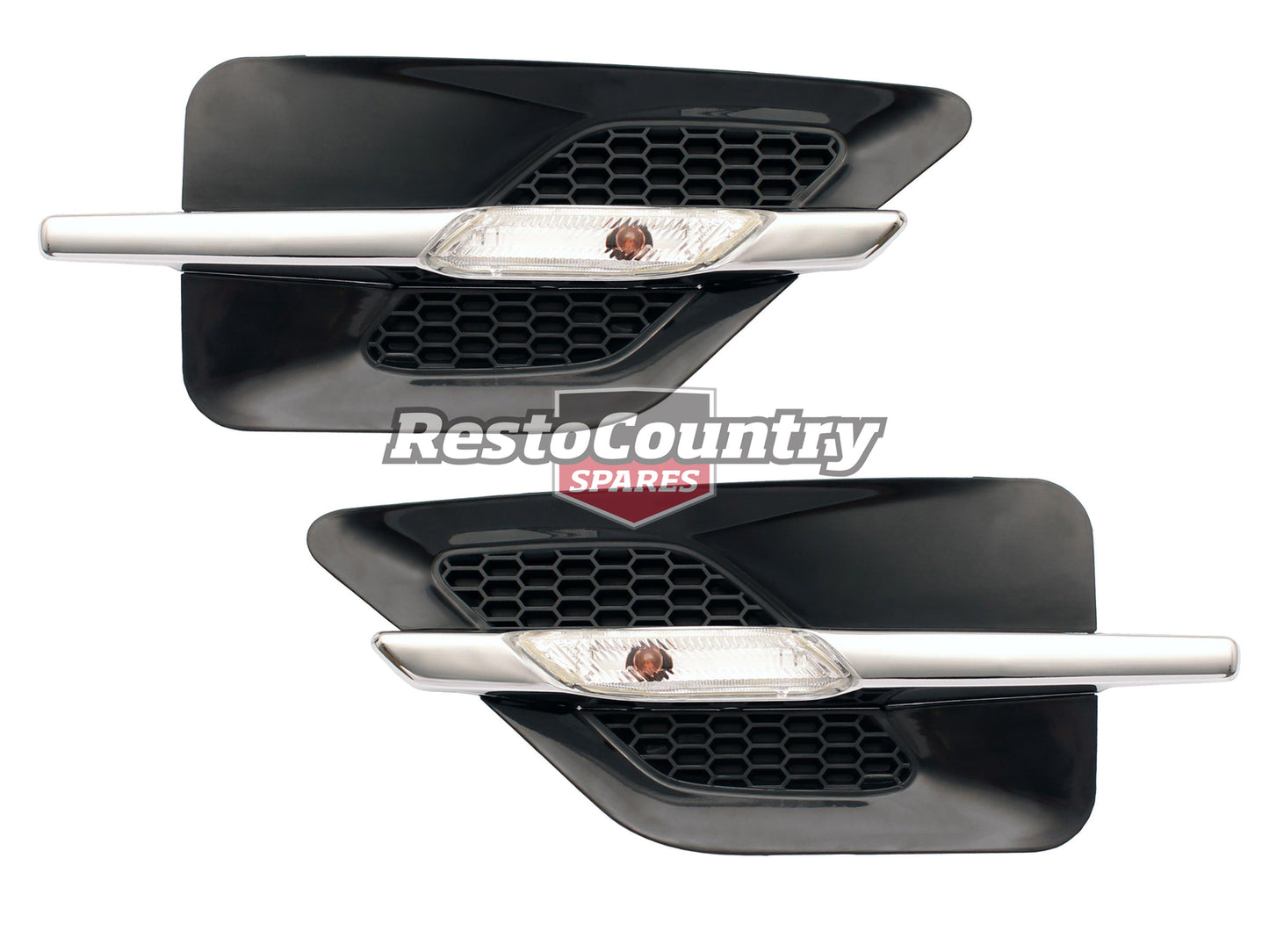 Holden Commodore VZ SS Side Indicator Fender / Guard Vent Insert Set - kLSM1011L-R