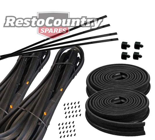 Holden Torana REAR Rubber Door Seal Kit Weather Belt Bailey Strip LH LX UC - kLX_DsealR
