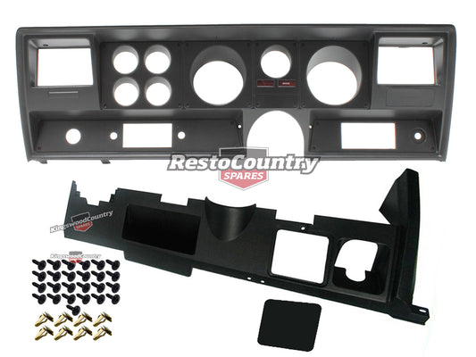 Holden GTS Upper + Lower Dash Fascia Facia Kit HJ HX HZ Includes Screws + Clips - kM38280-a