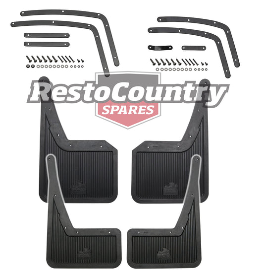 Holden Commodore FRONT + REAR Mud Flap Set VN VQ VP VR VS Sedan mudflaps - kM39856-a