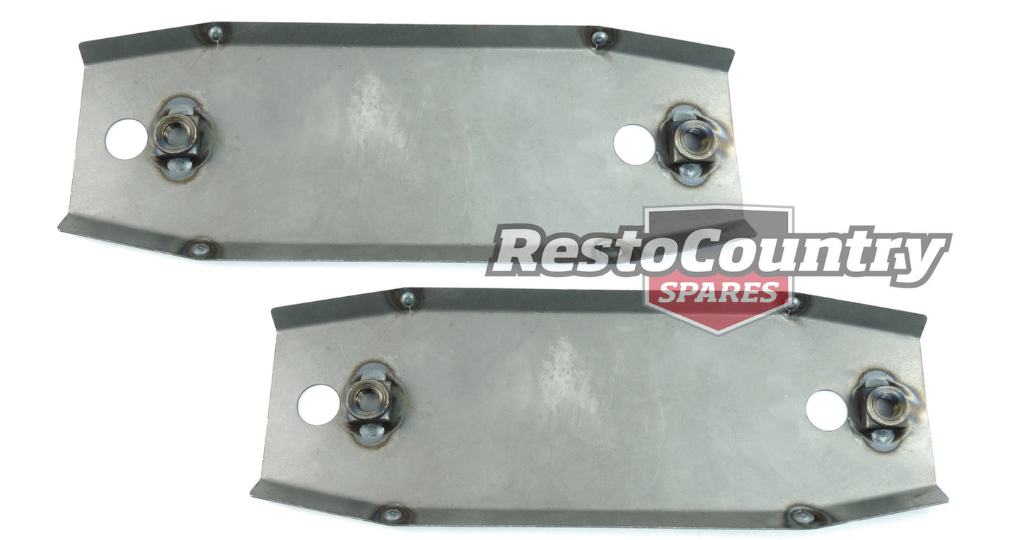 Holden Torana Bonnet Hinge Mount REINFORCEMENT Panel PAIR LH LX UC Rust Repair - kMAX073-a