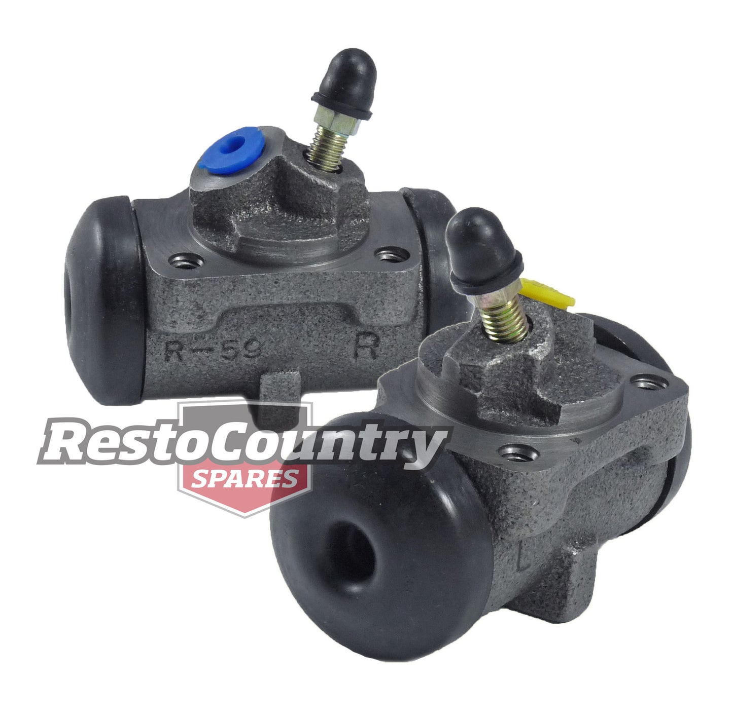 Holden FRONT Brake Drum Wheel Cylinder PAIR EH Wag Ute. HD HR HK HT HG (26.98mm) - kP5565-a