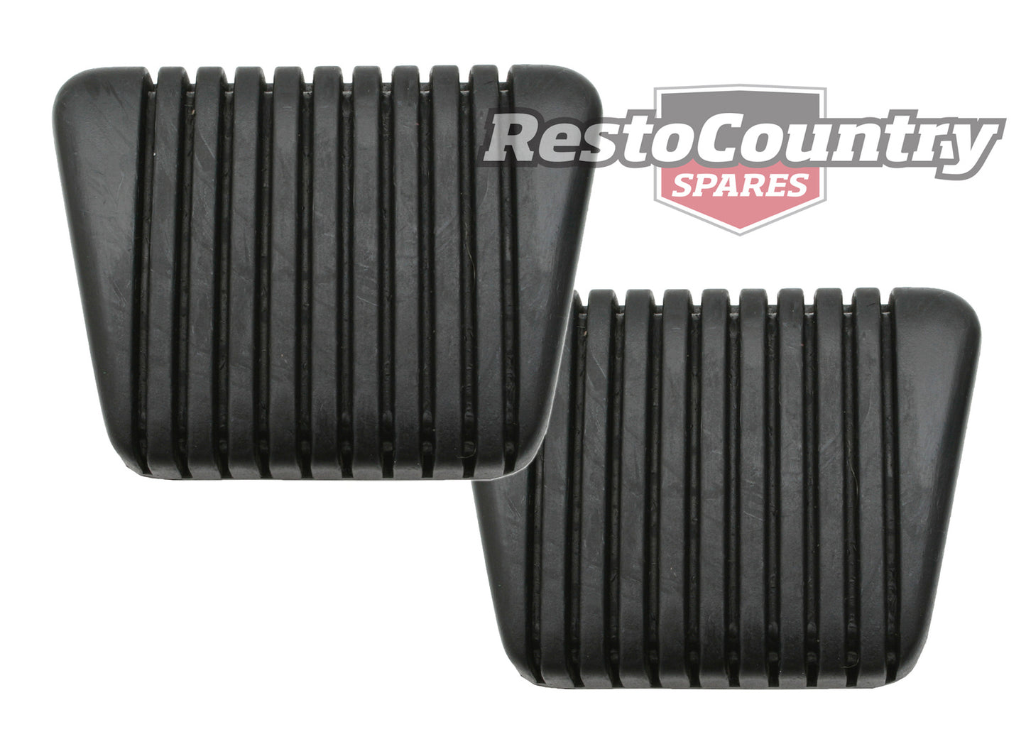 Holden Brake + Clutch Pedal Pad x2 HD HR Manual rubber foot - kPP1004x2
