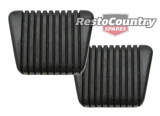 Holden Brake + Clutch Pedal Pad x2 HD HR Manual rubber foot - kPP1004x2