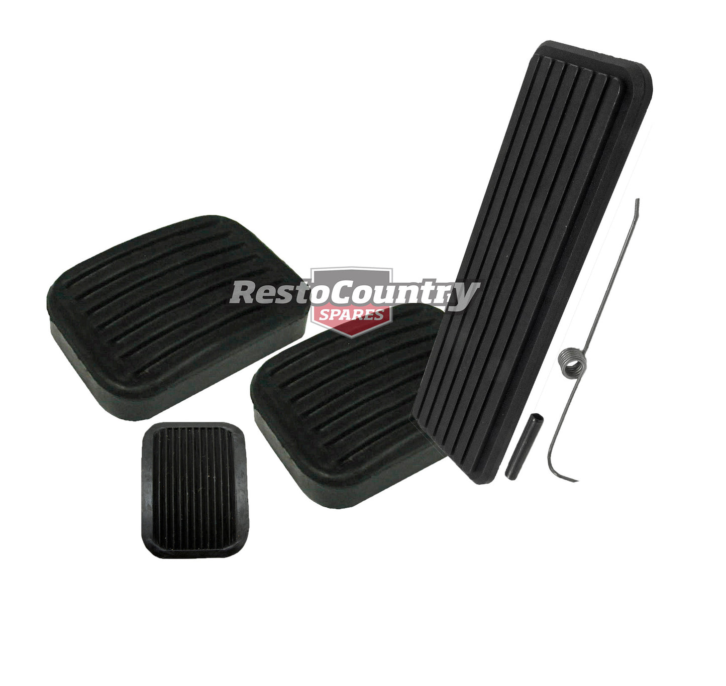 Holden Torana Accelerator +Brake +Clutch Pedal Pad +Handbrake Foot LH LX UC x4 - kPP1007-1030-AP1004