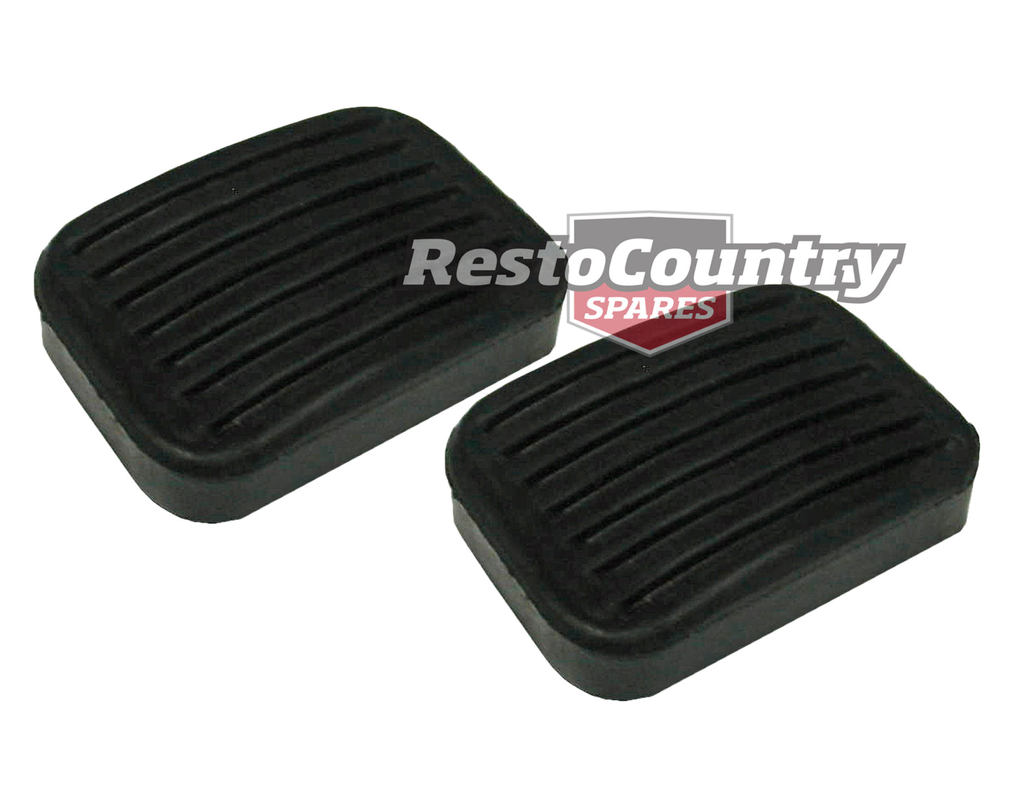 Holden Torana Brake + Clutch Pedal Pad LH LX UC x2 rubber foot stop - kPP1007x2
