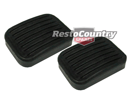 Holden Torana Brake + Clutch Pedal Pad LH LX UC x2 rubber foot stop - kPP1007x2