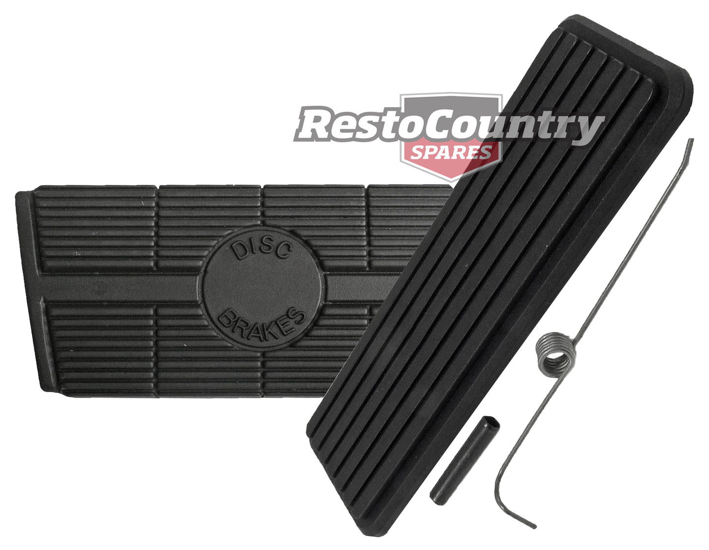 Holden WB Accelerator + Auto Brake Pedal Pad Kit Statesman rubber - kPP1014-AP1004