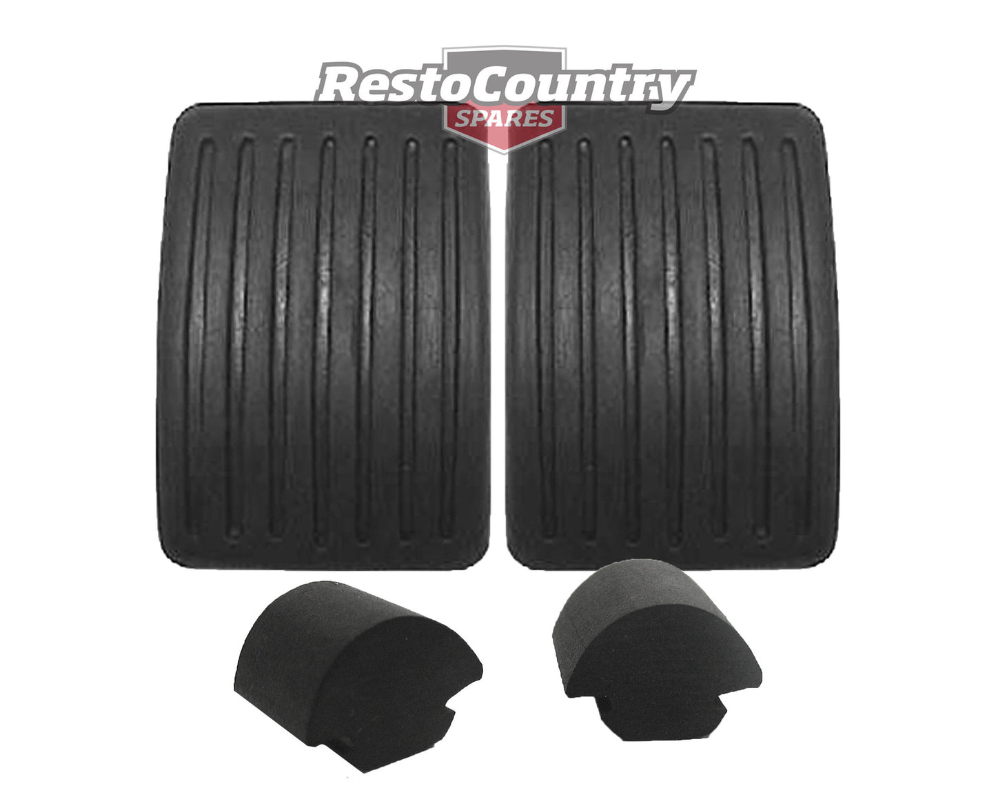 Holden Torana Pedal Pad Manual Brake +Clutch +Bump Stop HB LC LJ x2 bumper - kPP1029-PB1002