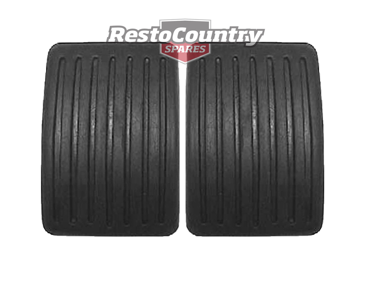 Holden Torana Pedal Pad PAIR Brake + Clutch HB LC LJ Manual rubber - kPP1029x2