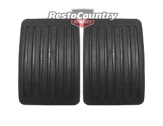 Holden Torana Pedal Pad PAIR Brake + Clutch HB LC LJ Manual rubber - kPP1029x2