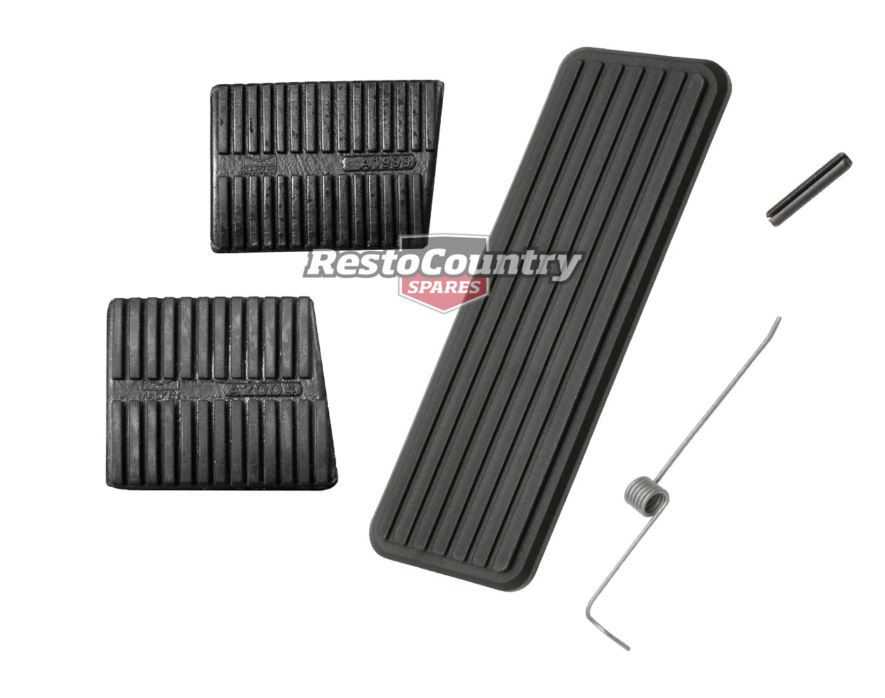 Holden Commodore Clutch +Brake +Accelerator Pedal Pad VB VC VH VK VL rubber - kPP1999-04-04a