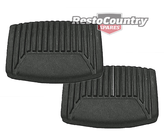 Ford Brake +Clutch Pedal Pad x 2 XK XL XM XP F100 F250 F350 rubber manual - kPP2007x2