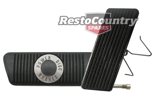 Ford Accelerator +Brake Pedal Pad AUTO - POWER DISC BRAKES XW XY XA XB XC - kPP2014-AP2000