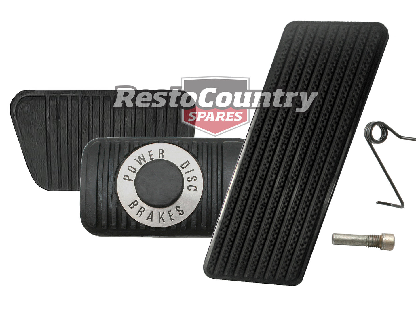 Ford Clutch +Brake +Accelerator Pedal Pad XW XY XA XB XC XD XE XF ZA-ZD manual - kPedal-XW