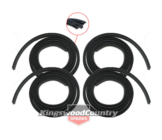 Holden Commodore Window Bailey Channel FRONT + REAR Doors VB VC VH VK VL - kRBC1065-6_X4