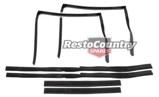 Holden Commodore Rear Window Bailey Channel PAIR VN VP VR VS Sedan Wagon glass - kRBC1069-a