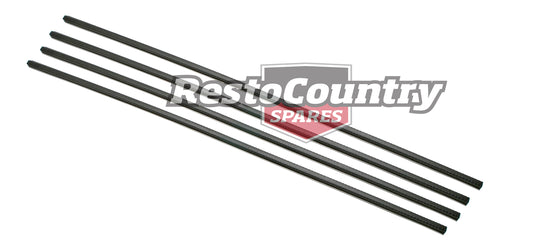 Ford Main Baily Channel Seal Set x4 XK XL XM XP Front or Rear glass rubber - kRBC2001-b