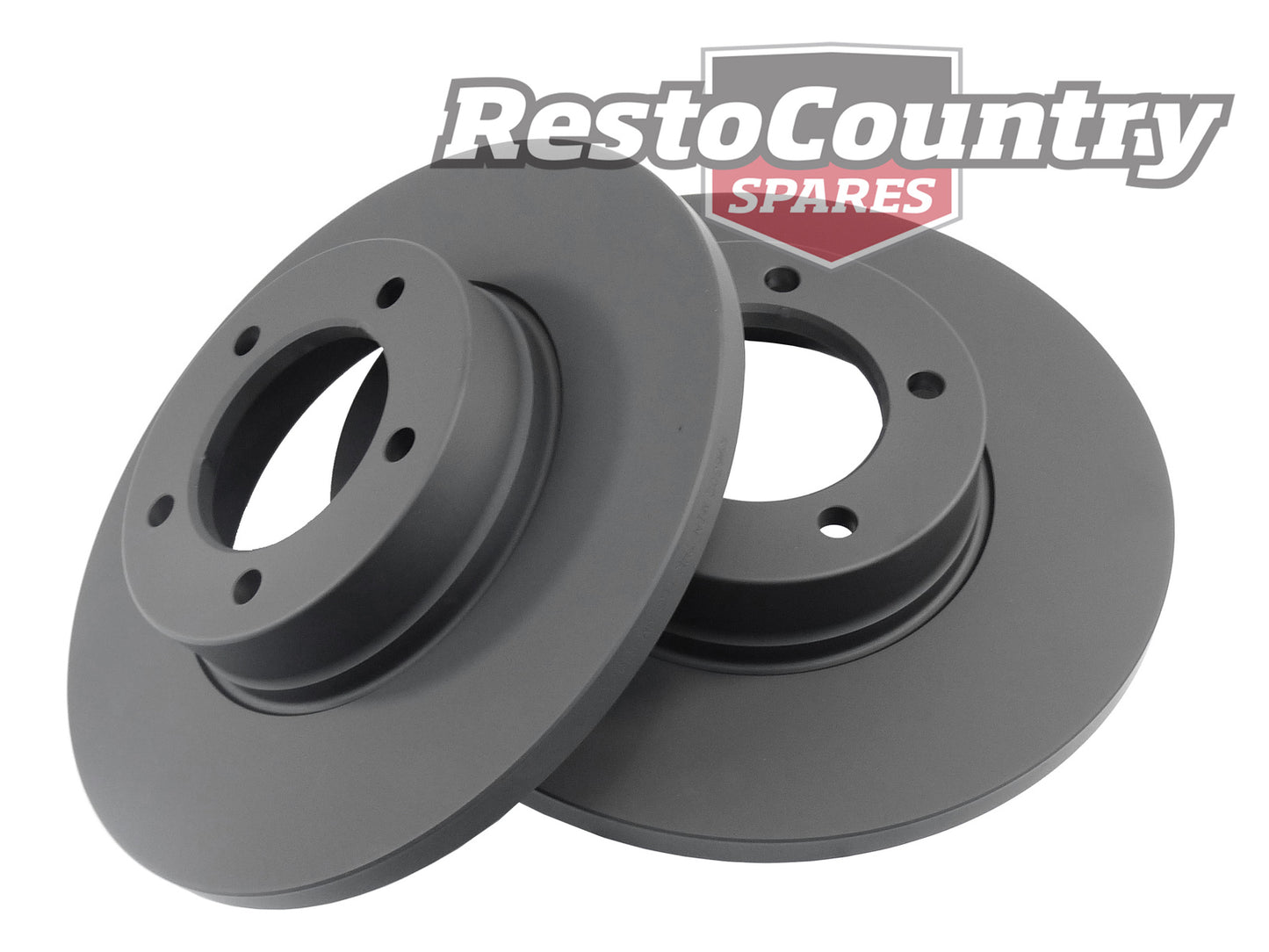 RDA Front Disc Brake Rotor Pair (Standard) Ford XR XT ZA ZB 6Cyl- kRDA104-a