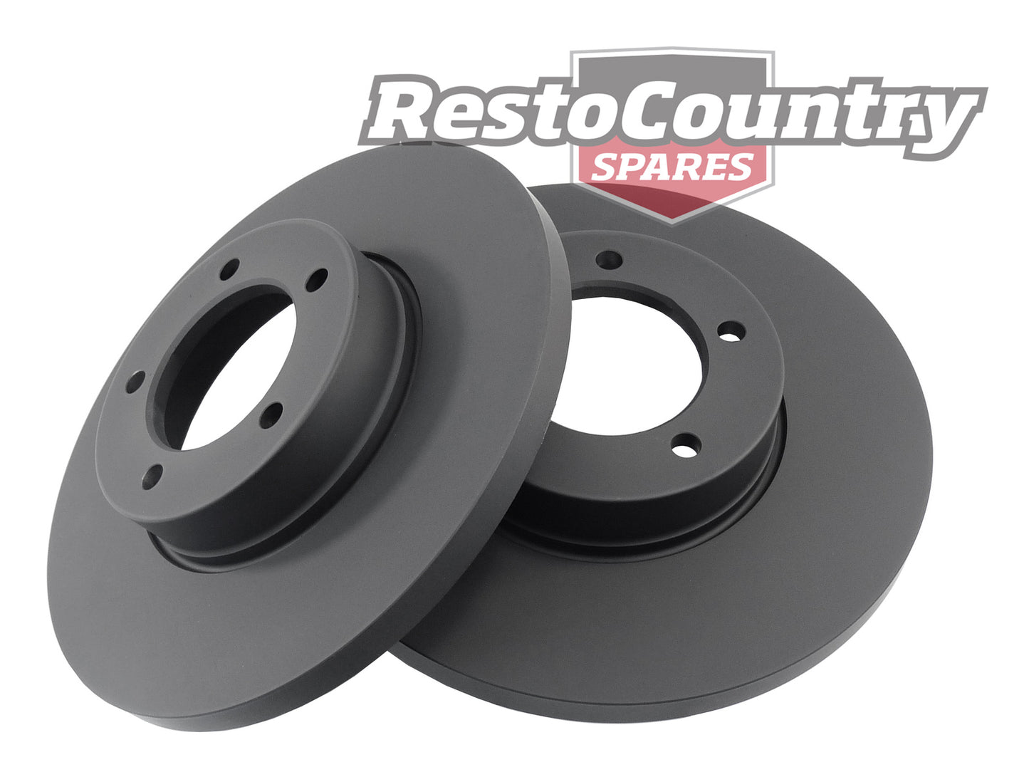 RDA Front Disc Brake Rotor Pair (Standard) Ford XR XT ZA ZB V8 - kRDA105-a