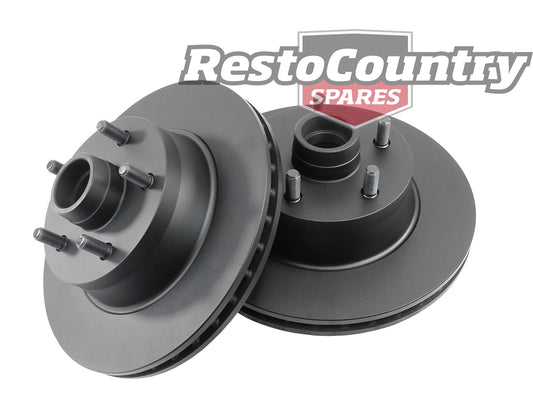 RDA Front Disc Brake Rotor Pair (Standard) Ford Mustang 68-69 / Torino 68 Onwards - kRDA106H-b