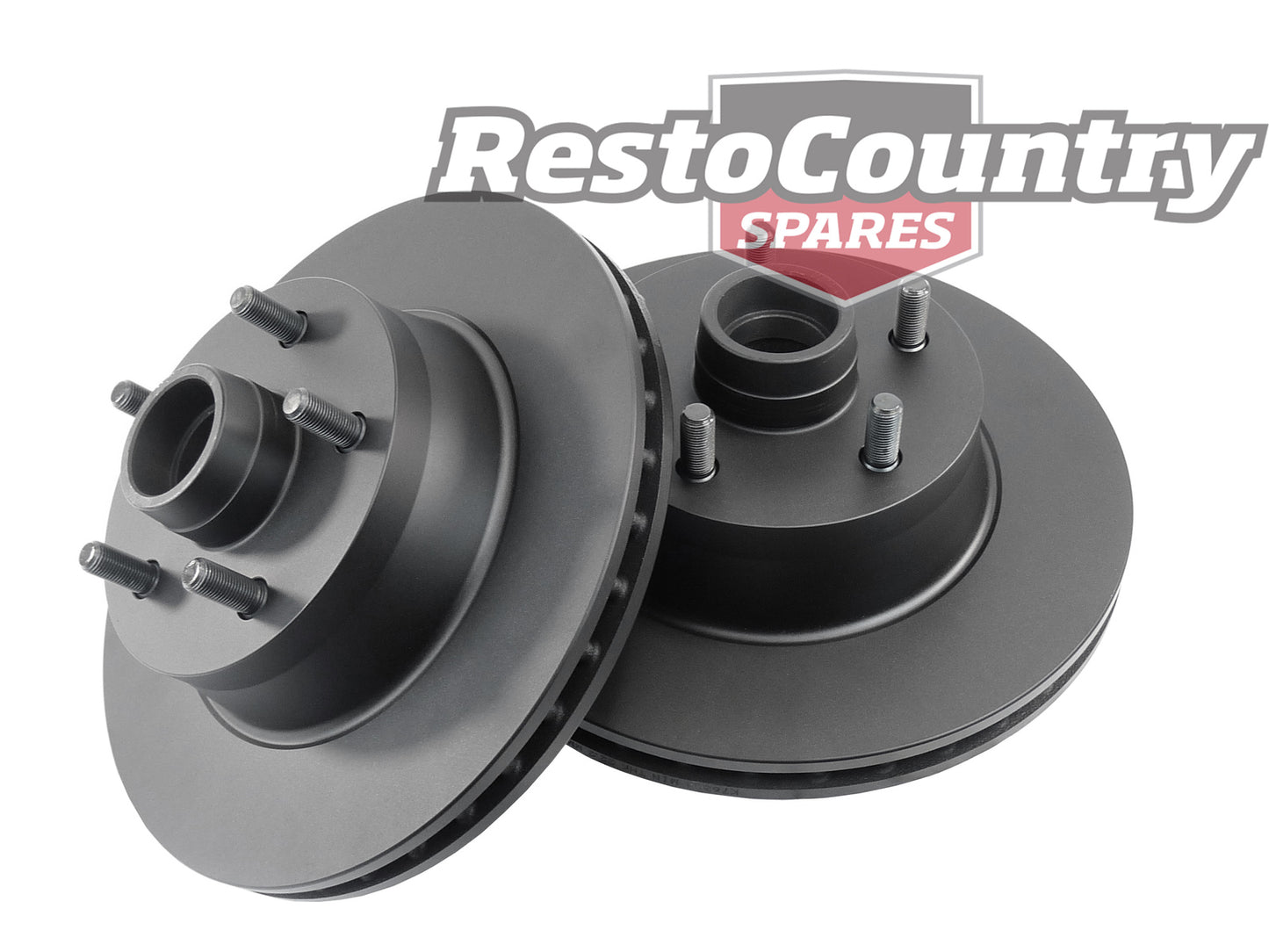 RDA Front Disc Brake Rotor Pair (Standard) Ford XW XY XA XB ZC ZD ZF ZG - kRDA106H-a
